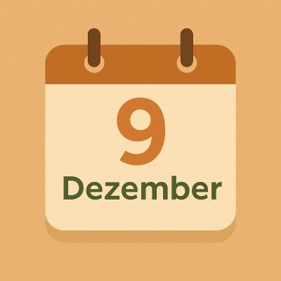 Historischer Kalender – 9. Dezember